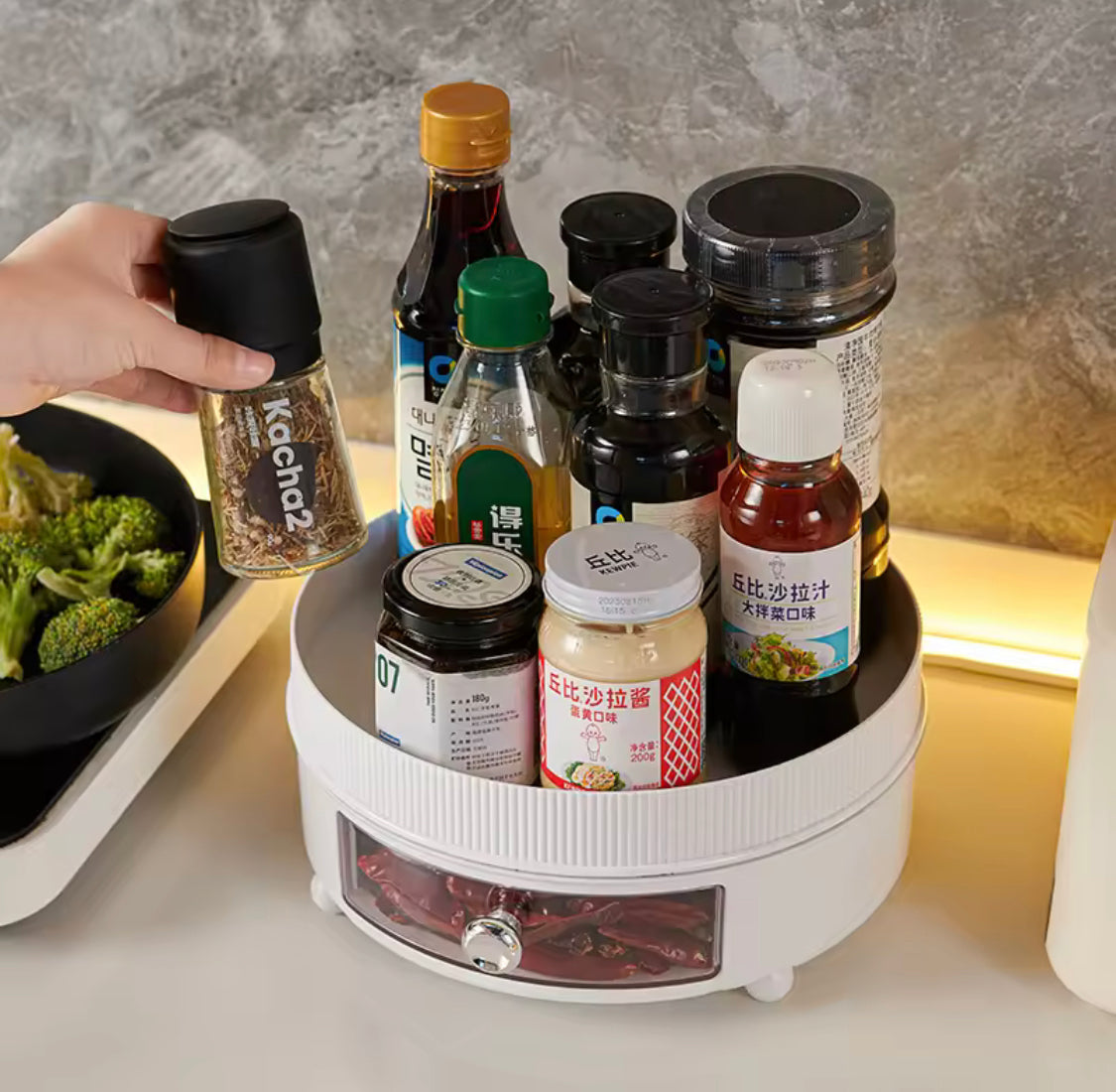 360° Rotation Spice Rack