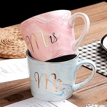 Mr & mrs Ceramic Mug - 380 Ml