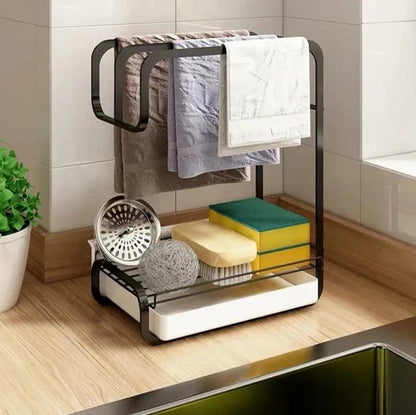 Wall Mounted Rag Drain Shelf