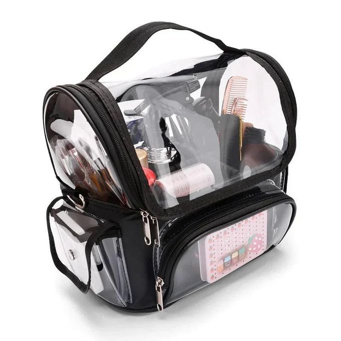 Brush Bag with adjustable Dividers and Side Compartments