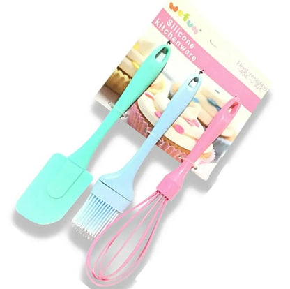 3 in 1 Silicon Spatula Set