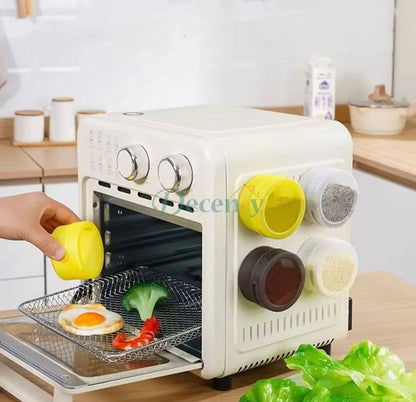 Wall Mounted Magnetic Seasoning Box (3Pcs)