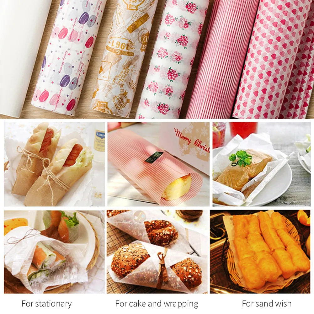 50 Pcs Wax Wrapping paper