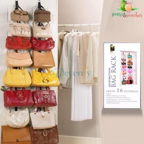 Adjustable bag rack for 16 bags – Decency