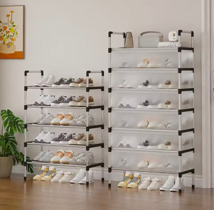 Shoe Rack, Dustproof Shoe Cabinet Storage Shelf