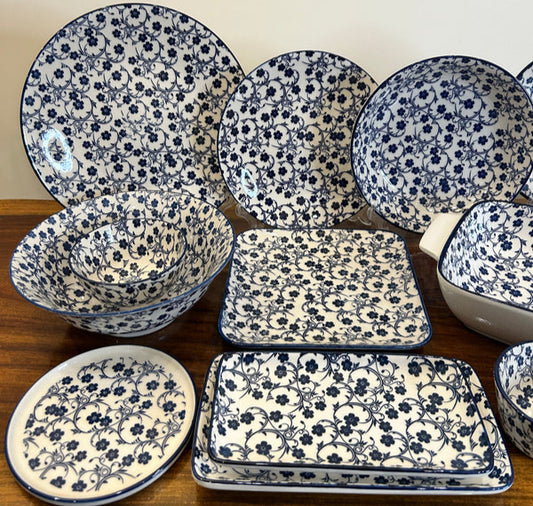 Danny Home Navy Blue Floral Series