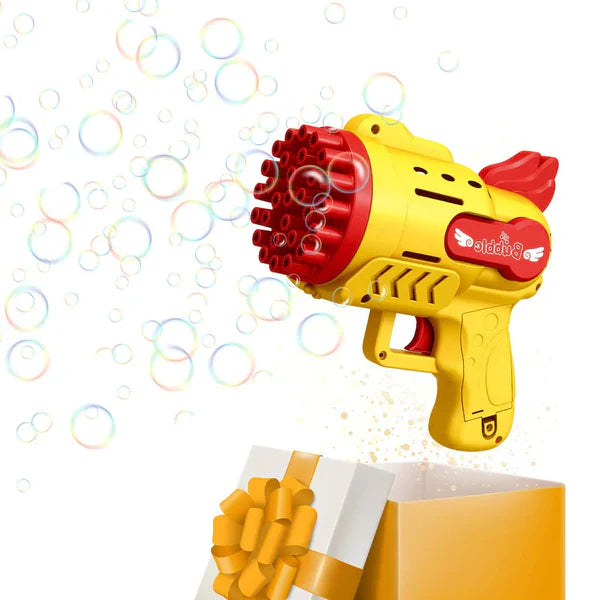 Bubble Machine Gun 29 Holes Blaster For Kids