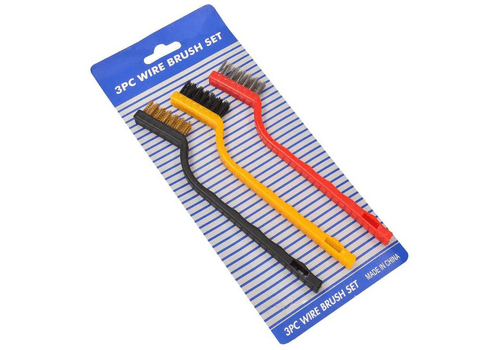 3 Pcs Mini Wire Brush Set