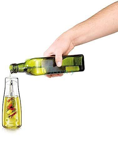 500ml Glass Oil Dispenser Bottle with Infuser