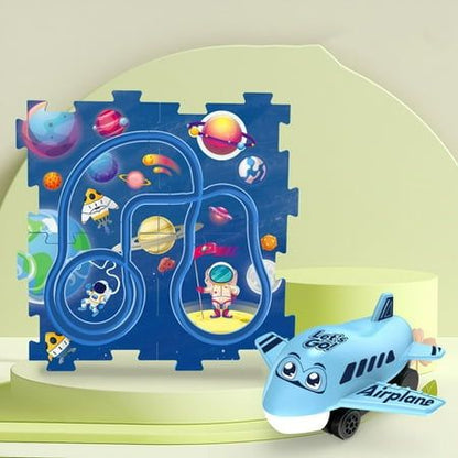 Children's Educational Puzzle Track Car Play Set