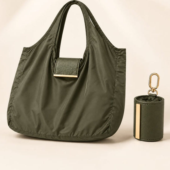 Tote Bag with Pouch | Women's Shoulder Bag