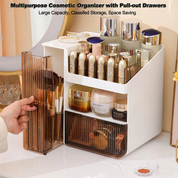 Transparent And Visible Cosmetic Organizer