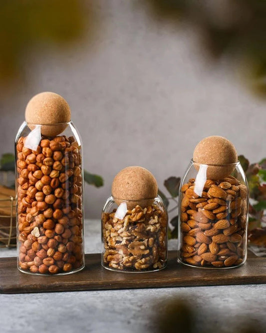 Ball Cork Glass Jar