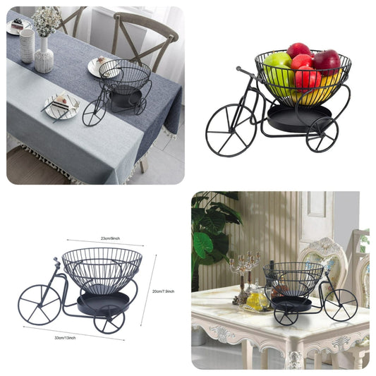 Tricycle Metal Fruit Basket