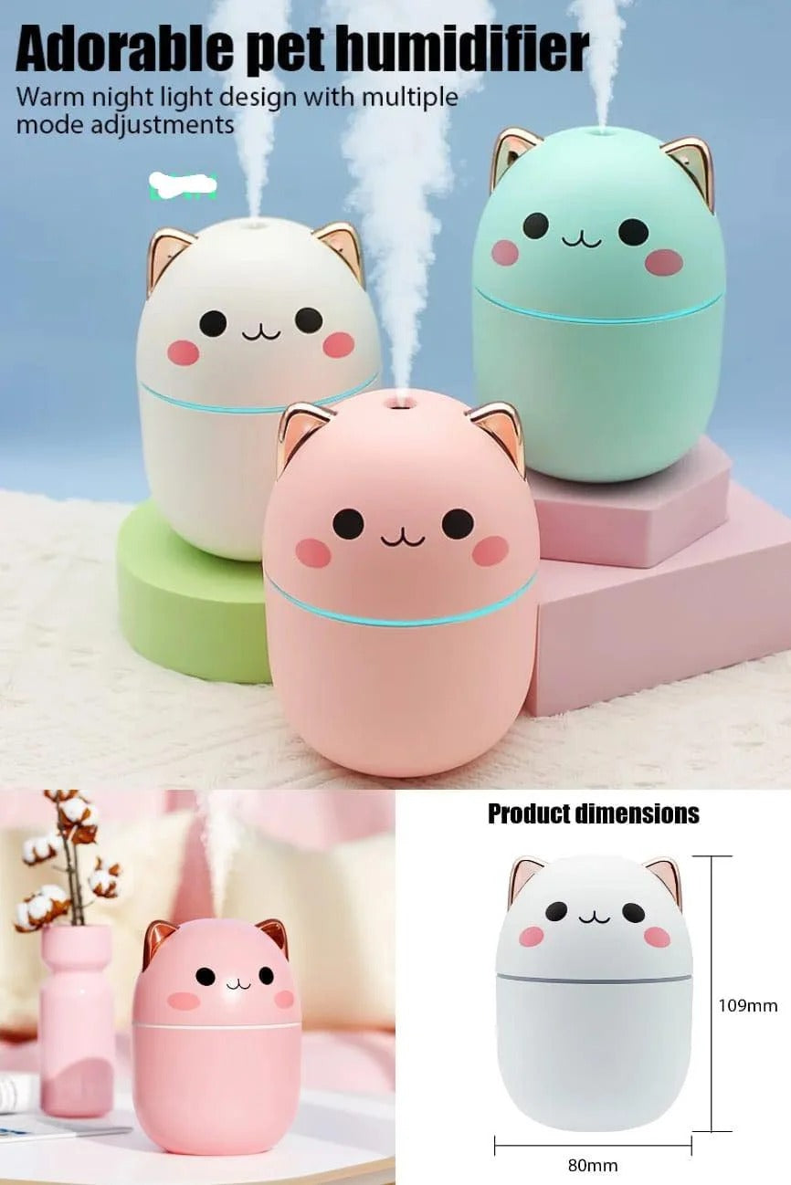 Cute Air Humidifier With Night Light