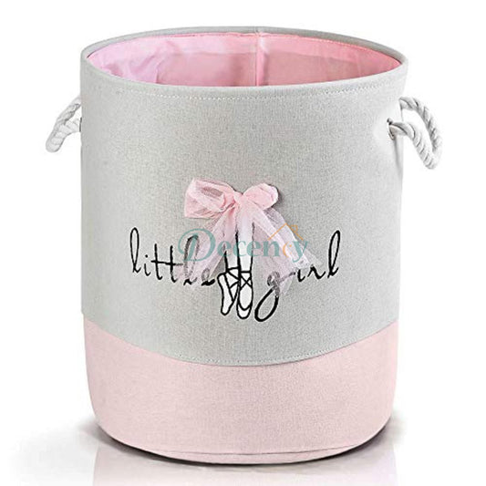 Little Princess Storage Basket with Rope Handle - Round