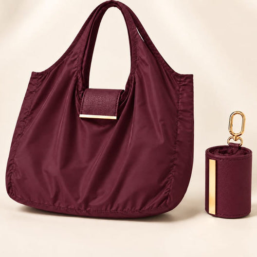 Tote Bag with Pouch | Women's Shoulder Bag