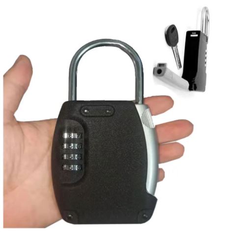 Home Lock Box 4 Digit Combination Keys Locks