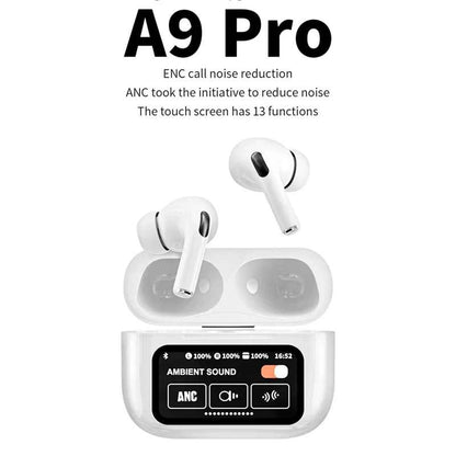 A9 Pro ANC/ENC Display Wireless Earbuds