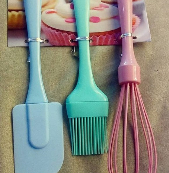 3 in 1 Silicon Spatula Set