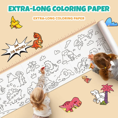 Buy Children's Coloring Drawing Sticker Roll at Best Price In Pakistan