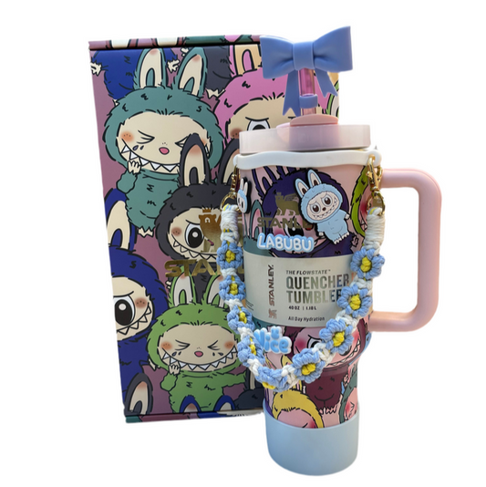 Stanley Labubu Quencher H2.0 FlowState™ Tumbler 40 oz  With Accessories