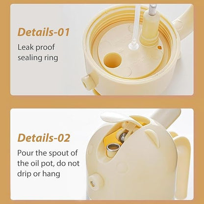 Oil Sprayer Bottle with Pour Spout Olive Oil Dispenser
