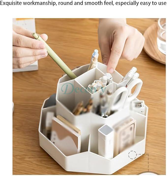 Chic Rotating Makeup Organizer 360° Rotating Cosmetic Storage – Stylish & Functional