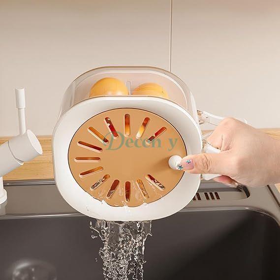 Multi-functional Fruit and Vegetable Washing Bowl With Strainer