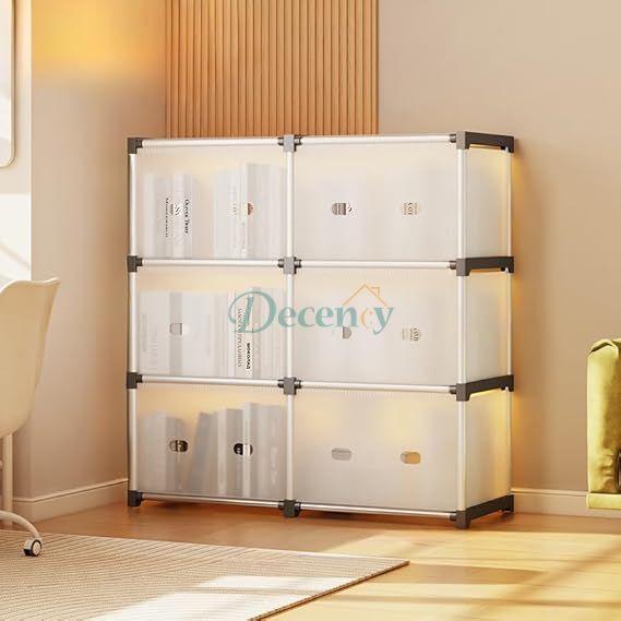 Multipurpose Transparent Storage  Shelf
