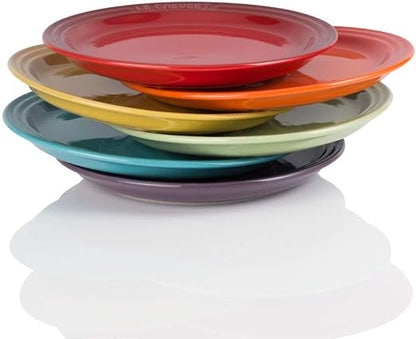 Le Creuset Rainbow Tea Plates (Set of 6) | Ceramic Tableware