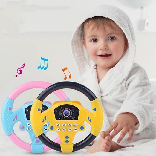 Multifunctional Musical Steering Wheel for Kids