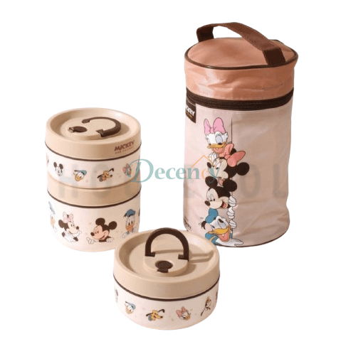 Cute Mickey & Friends Lunch Box Set for Kids