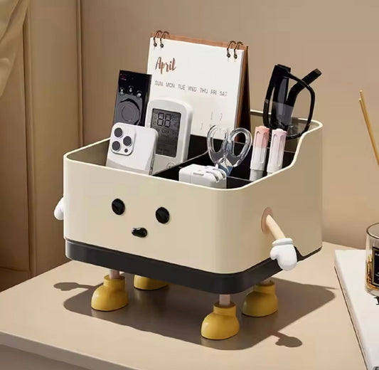 Cute Cartoon Style Desktop Storage Box