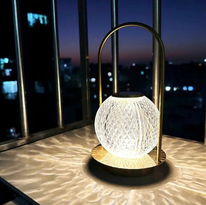 Crystal Ball Table Lamp