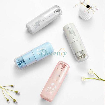 5-in-1 Portable Travel Wash Set – Compact Toiletry Dispenser for On-the-Go Convenience Leak-Proof | TSA-Approved | Refillable Bottles