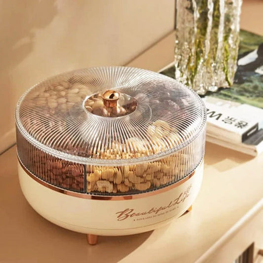 360 Rotating Dry Fruit Storage Container