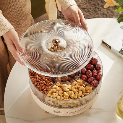 360 Rotating Dry Fruit Storage Container