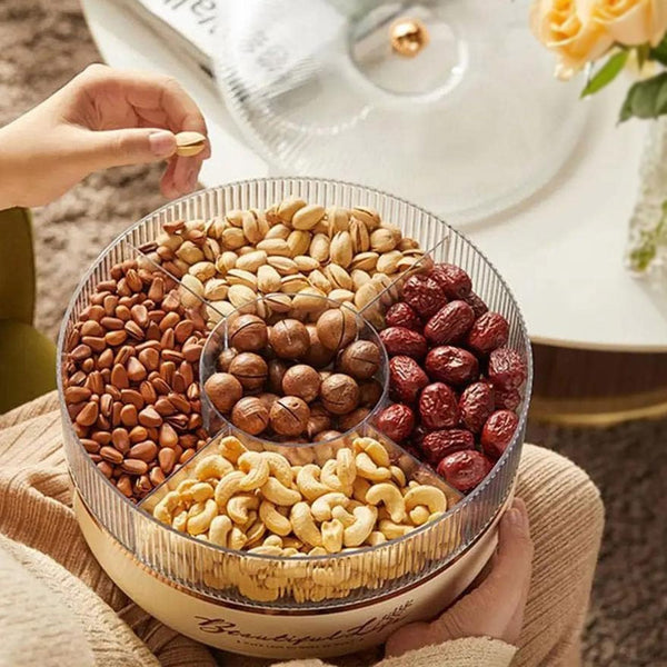 360 Rotating Dry Fruit Storage Container