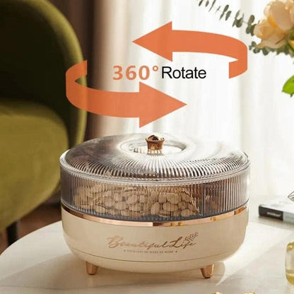 360 Rotating Dry Fruit Storage Container