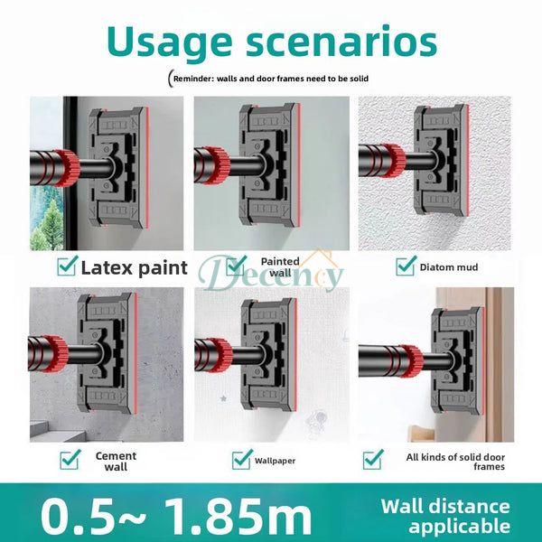 Adjustable Doorway Pull-Up Bar – Home Fitness Training Equipment