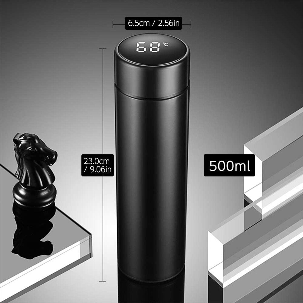 Smart Digital Thermal Vacuum Flasks Stainless Steel Touch Screen Water Bottle