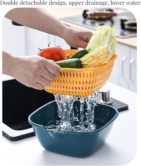 Multi-Functional Plastic Washing Basket