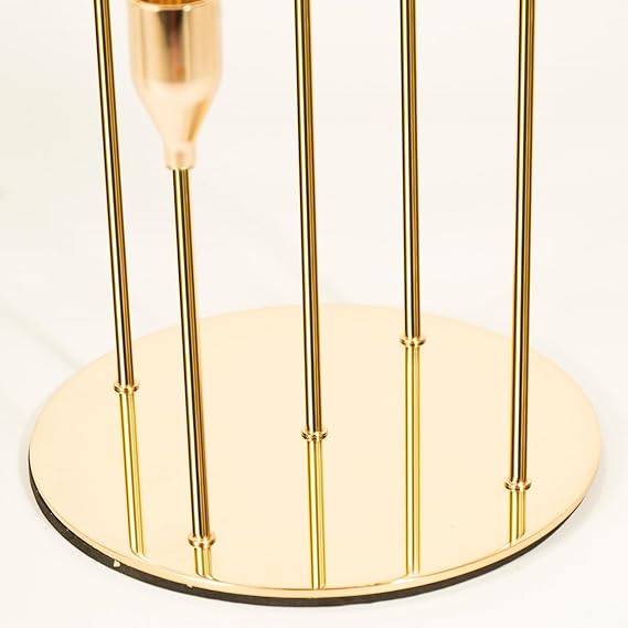 Gold Candlestick 5 Arm Candle Holder