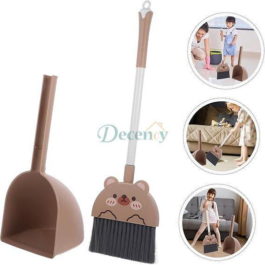 Kids Broom Dustpan Set Toddler Cleaning Tool Dustpan