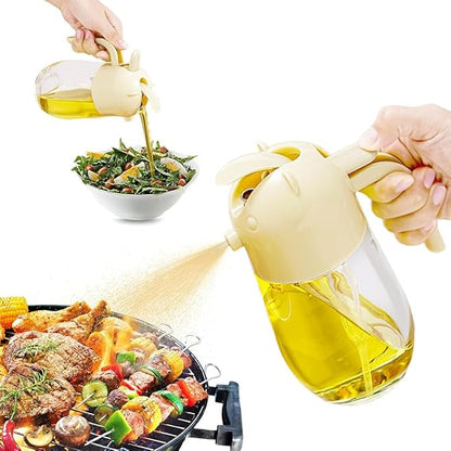 Oil Sprayer Bottle with Pour Spout Olive Oil Dispenser