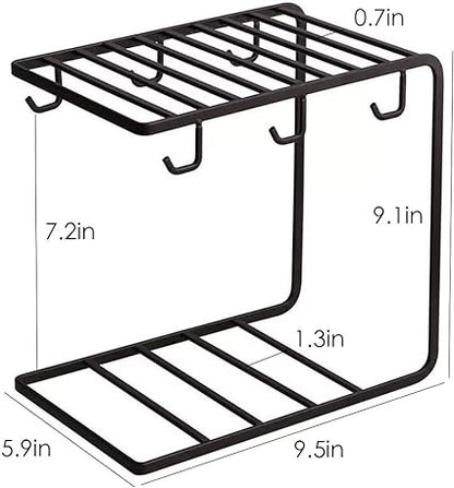 Coffee Mug Cup Holder Rack