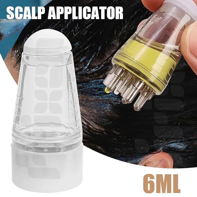 Oil Scalp Applicator, Comb Massager with Roller Ball