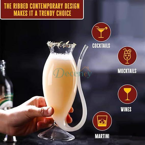 Melbify Vampire Cocktail Glass (340 ML )