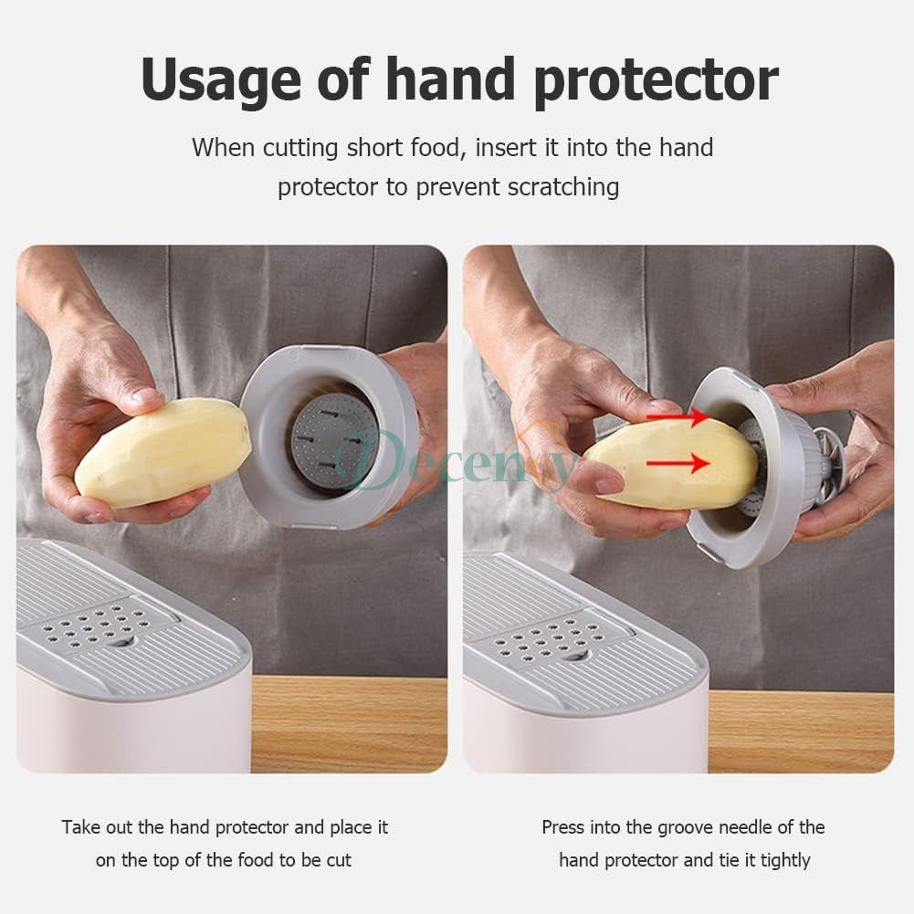 Ecoco vegetables Slicer Carrot Potato Onion Chopper With Drain Basket